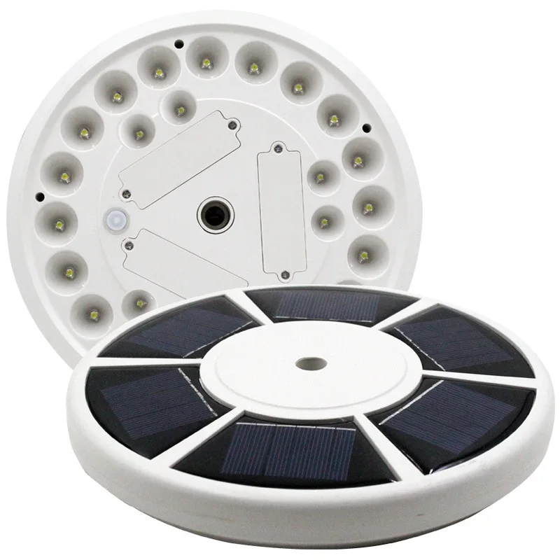 Ультраяркая наружная лампа для кемпинга на солнечной батарее 26