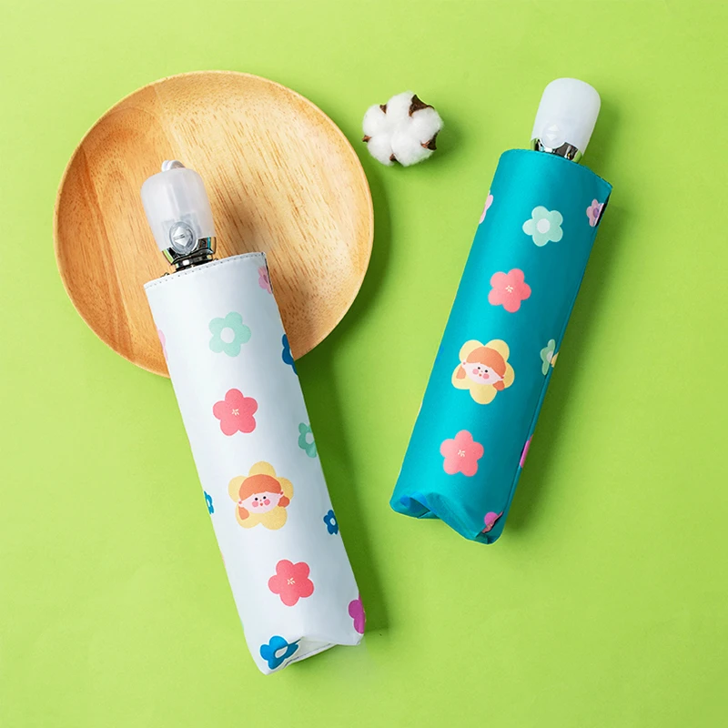 Зонт женский складной автоматический с защитой от УФ лучей и ветра|Зонтики| |