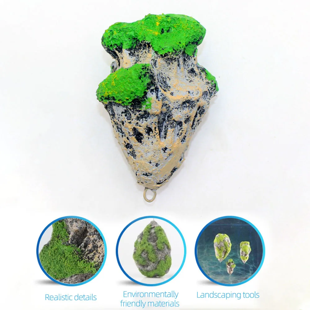Плавающая пемза орнамент в виде летающей скалы украшение для аквариума