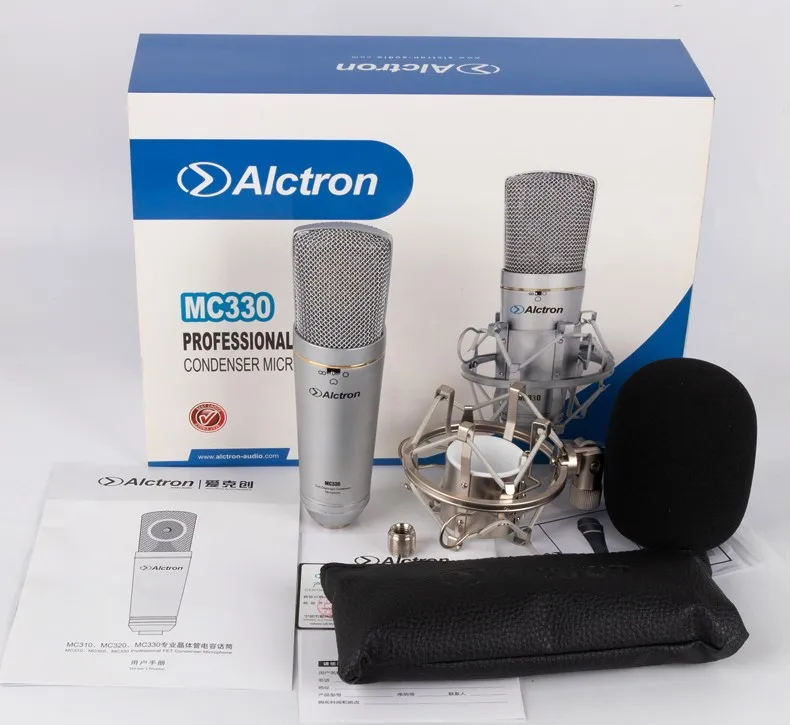 Alctron MC330 Профессиональный FET конденсаторный микрофон Студийный записывающий с