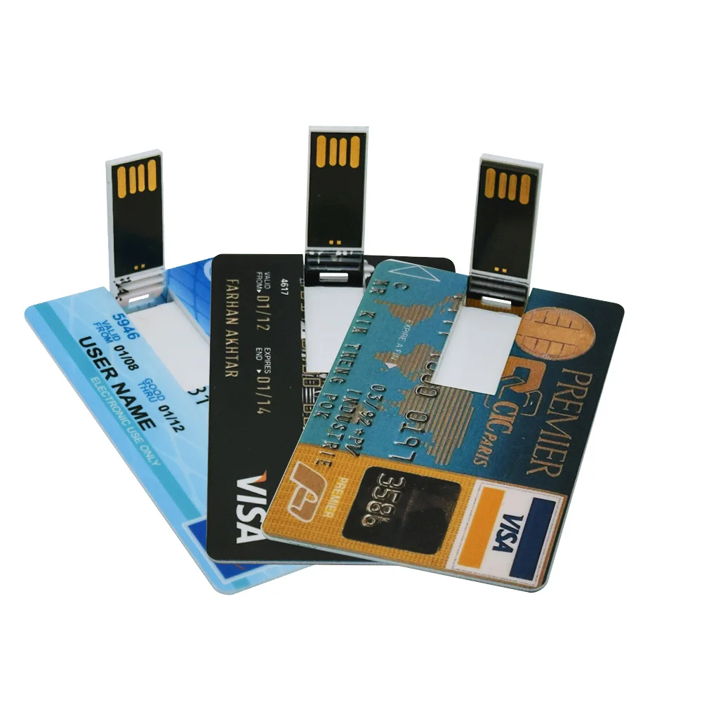 Новинка банковская карта USB флеш накопитель карты visa 2 0 4 ГБ 8 16 32 64 Кредитная Memoria