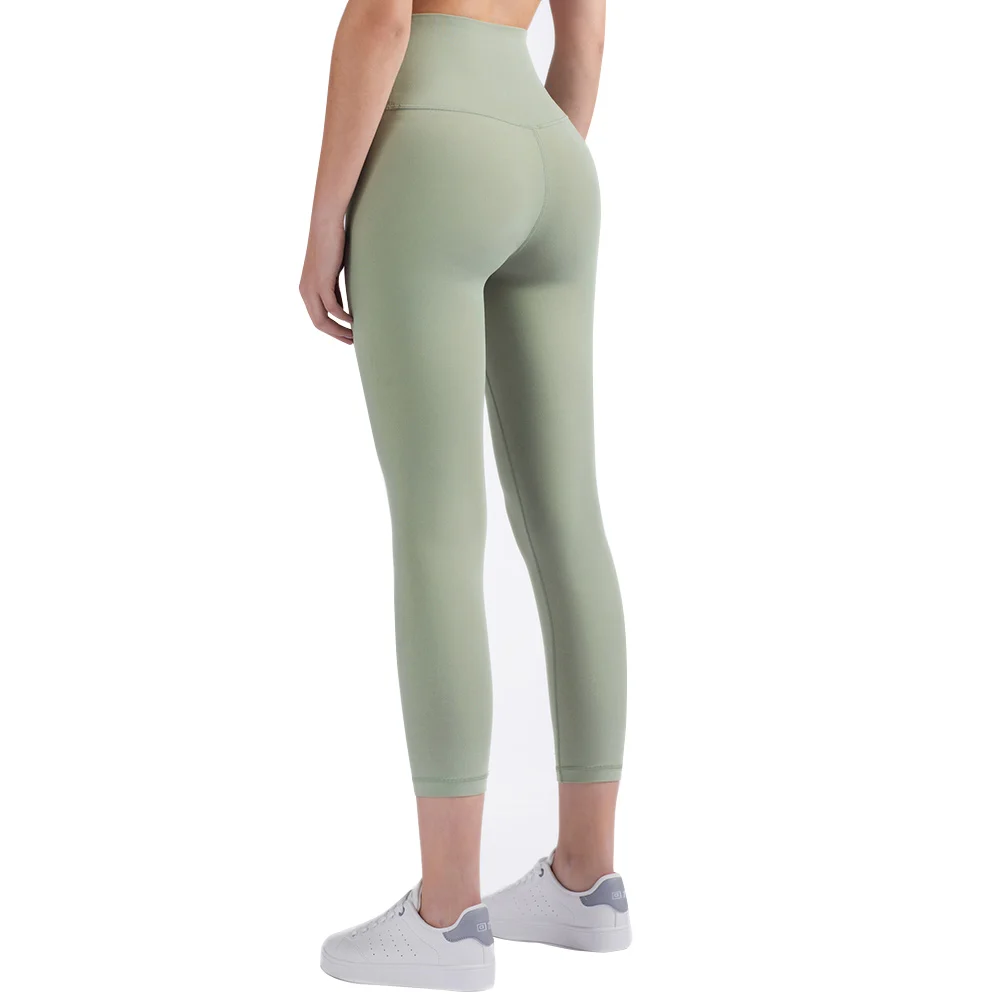 LUKITAS Yoga Pants Sport Leggings High Waist Push Up Running Pants Female Nylon Cozy Solid Gym Workout Femme Sport Leggings XL