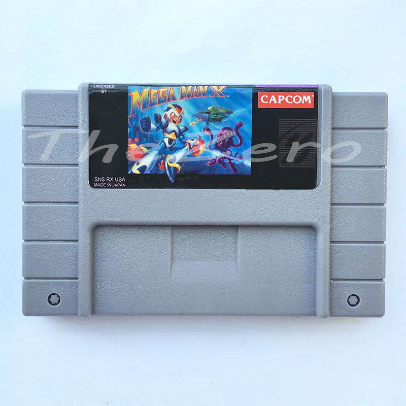 MEGAMAN X США Версия для 16 бит карточная игра чернильного картриджа NTSC игры |