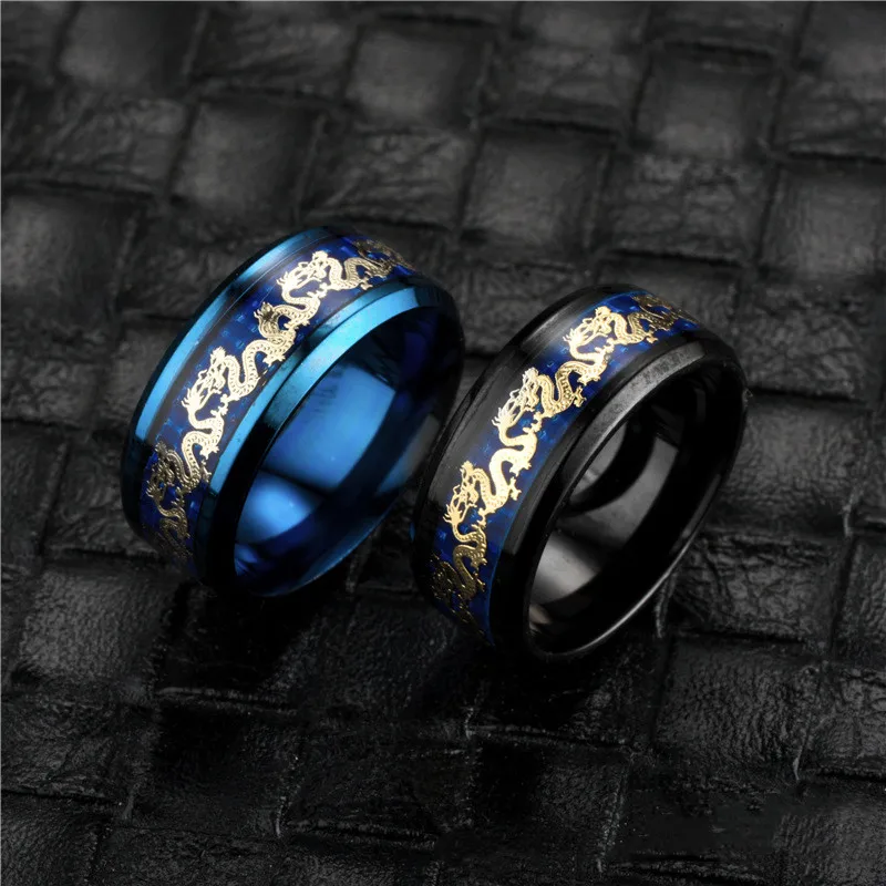 1 шт. титановые крутые мужские обручальные кольца в стиле панк из нержавеющей