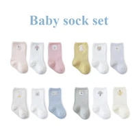 autumn baby socks lovely cartoon animal kid infant cotton floor sock breathable winter children girls sokken toddler accessories