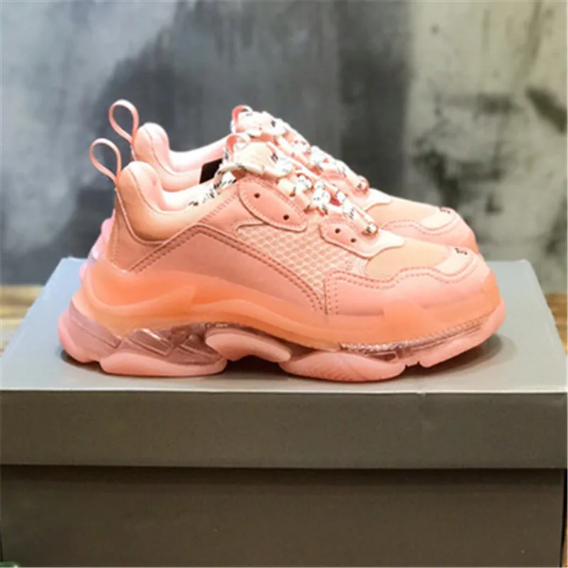 

Triples Casual Ladies Sneakers Designer Platform Leather Mens Tennis Shoes Chunky Dad Shoes Spring Autumn Couples Fashion Shoes