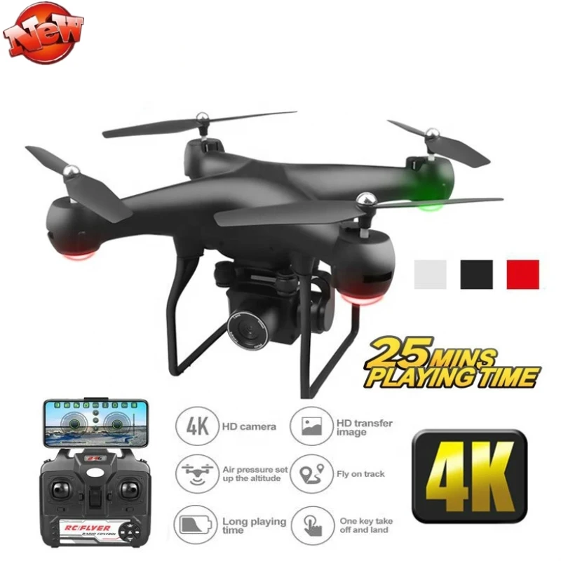 WIFI FPV RC Дрон 4K/1080P ESC PTZ камера траектория полета давление воздуха фиксированный