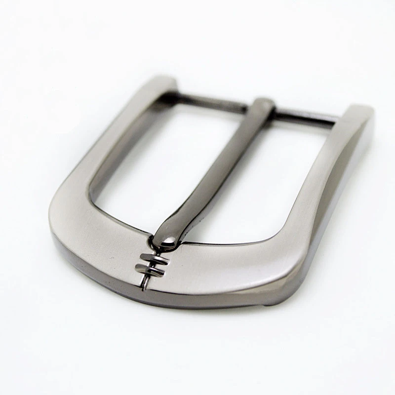 

40mm Metal Belt Buckle Brushed Men's End bar Buckle Single Pin Belt Half Buckle Leather Craft Jeans Belt Webbing Accessories