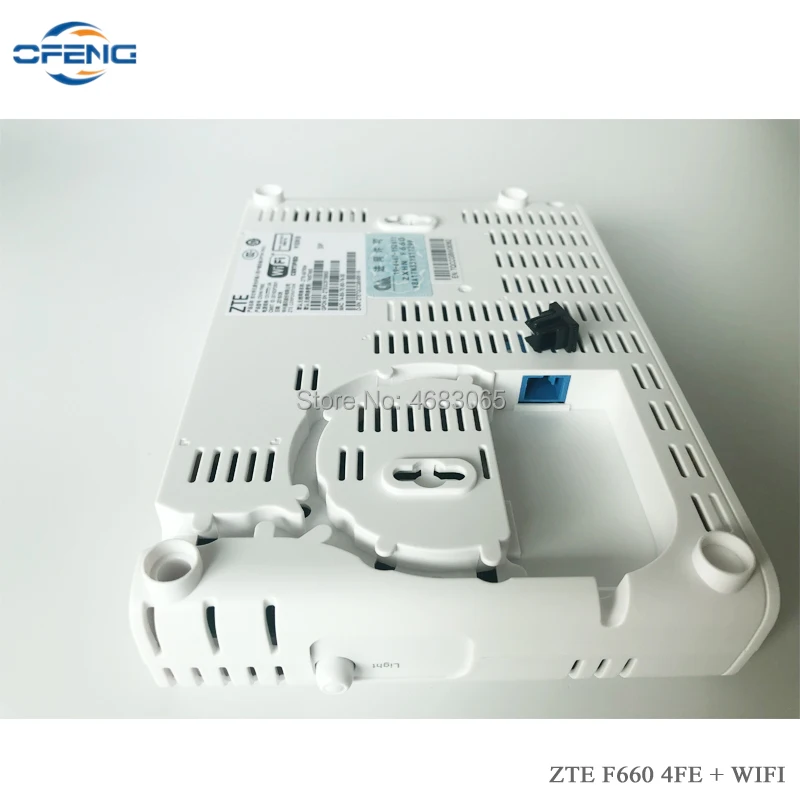 Zte волоконно оптический модем F660 V5.0 GPON ONU 4FE + беспроводной Wifi USB тел английская