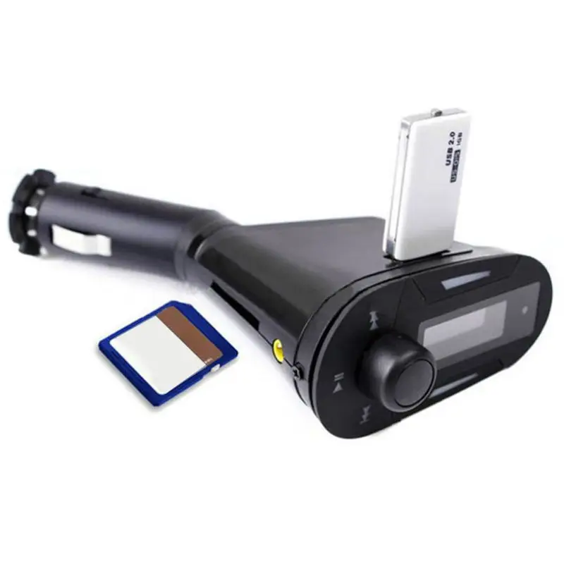 Беспроводной автомобильный MP3-плеер USB FM-передатчик поддерживает SD-карты 512 МБ/1