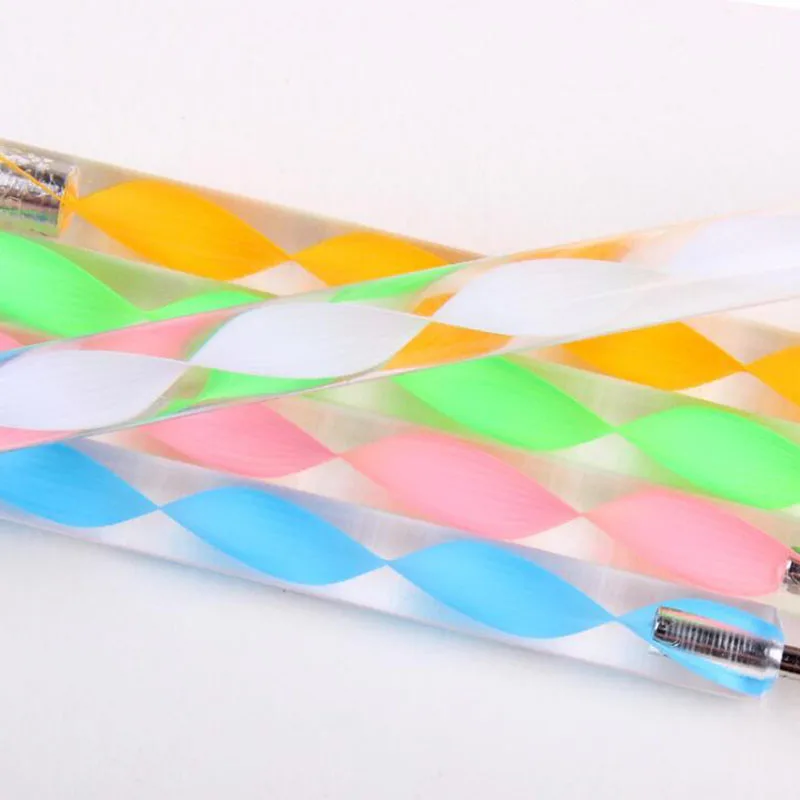 5 шт. спиральная ручка для вдавливания новые инструменты скульптуры с двойной