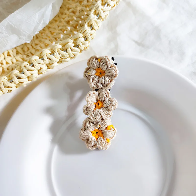 Заколка для волос в виде подсолнуха ярких цветов|Шпильки и заколки волос| |