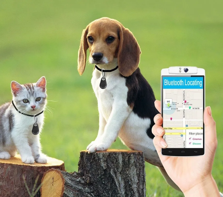 GPS трекер для домашних животных беспроводной Bluetooth поиска ключей кошелька