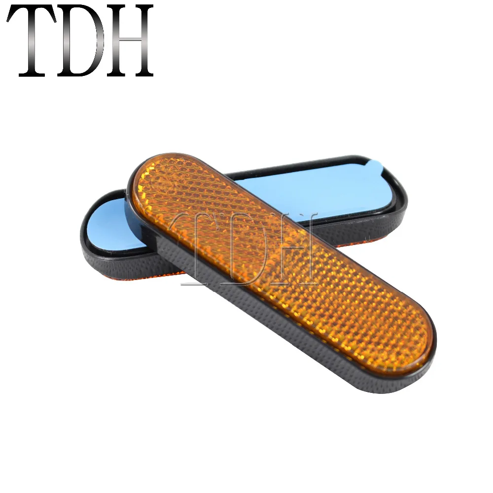 Универсальный желтый отражатель для мотоцикла номерной знак уличного