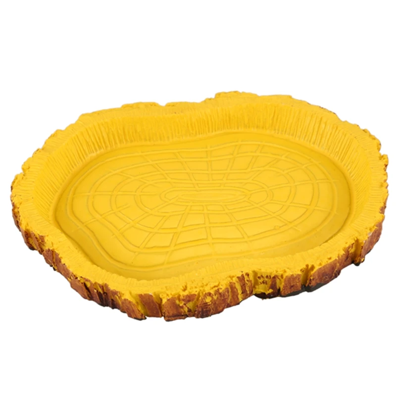 Водная тарелка лоток для еды чаша бассейн амфибий рептилия черепах змей ящерица