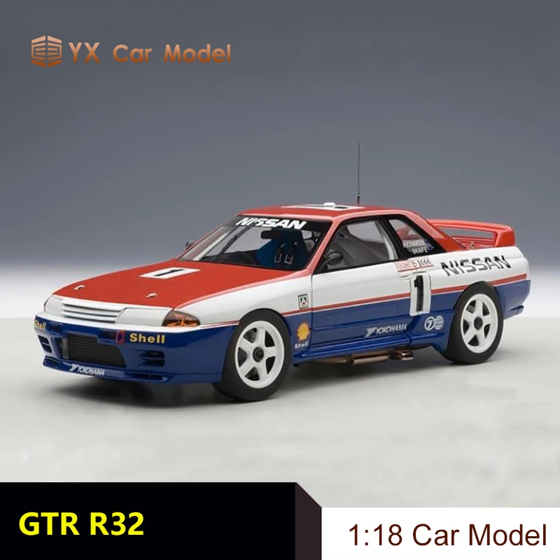 

1:18 AUTOart Nissan GTR R32 1991 #1 alloy car model