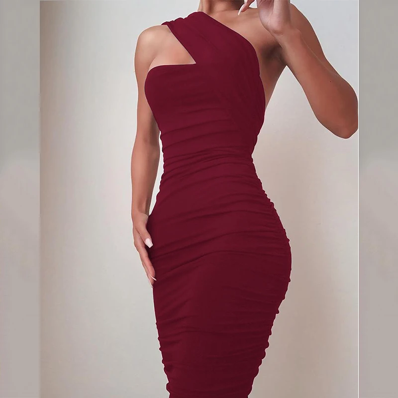 

2021 Plus Size Off The Shoulder Bodycon Party Dress Women Summer Spring Y2K Clothes Sexy Midi Elastic Black Club Dress Clubwear