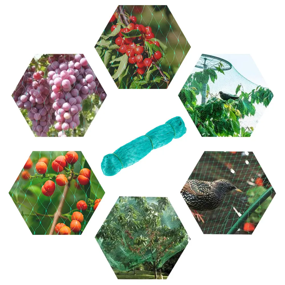 

2m/4mx10m Extra Strong Anti Bird Netting Reusable Lasting Garden Fence Fruit Crop Plant Protective Net Anti Bird Pond Netting