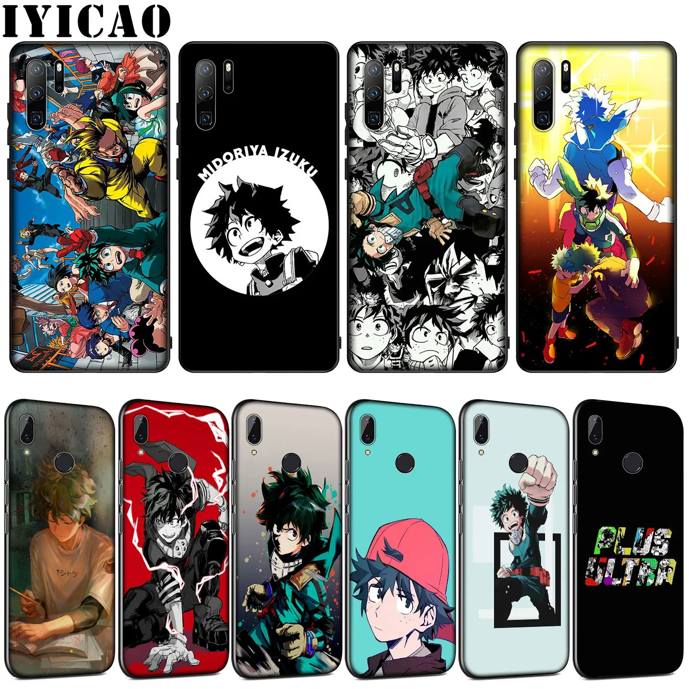 Мягкий силиконовый чехол IYICAO My Hero Академия для Huawei P30 P20 Pro P10 P9 Lite Mini 2017 2016 P Smart Z Plus