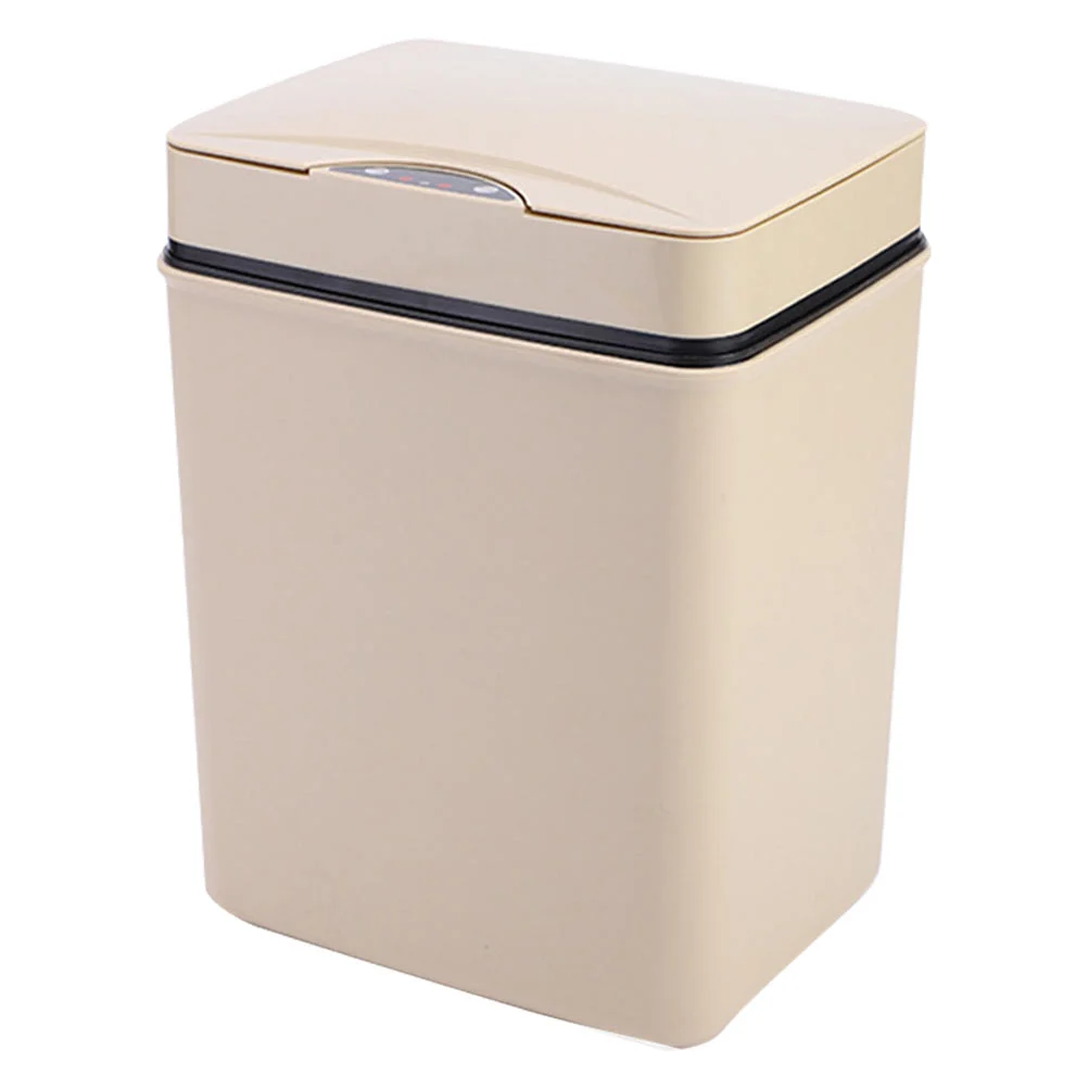 

1PC Square Smart Induction Trash Can Household Garbage Can with Lid (Battery)