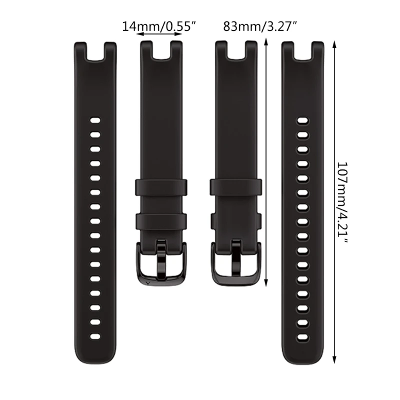 

Suitable for Lily Smart Watch Strap Band With Silicone Replacement Wristband R2JF