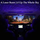 Миниатюрный светодиодный ночник на крышу автомобиля, USB-проектор звезд, атмосферный Галактический светильник, декоративная лампа, регулируемый декоративный светильник для салона автомобиля