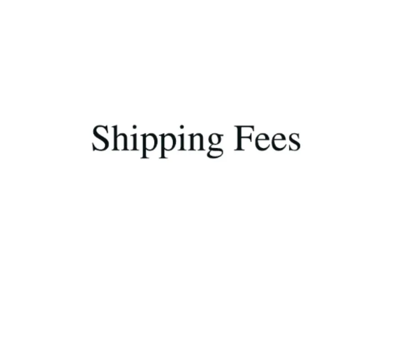 

Shipping fees for special guests