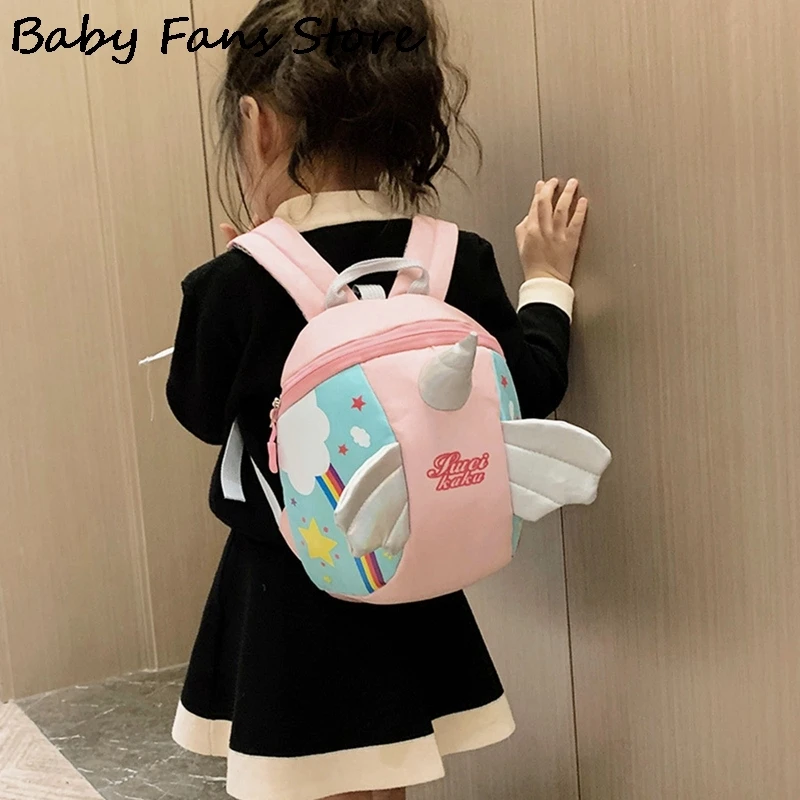 

Unicorn Pink Mochila Children Kids Backpack Cartoon Mini Backpacks kindergarten Schoolbag Shoulder Pack 3D Girls Book Bags Cute