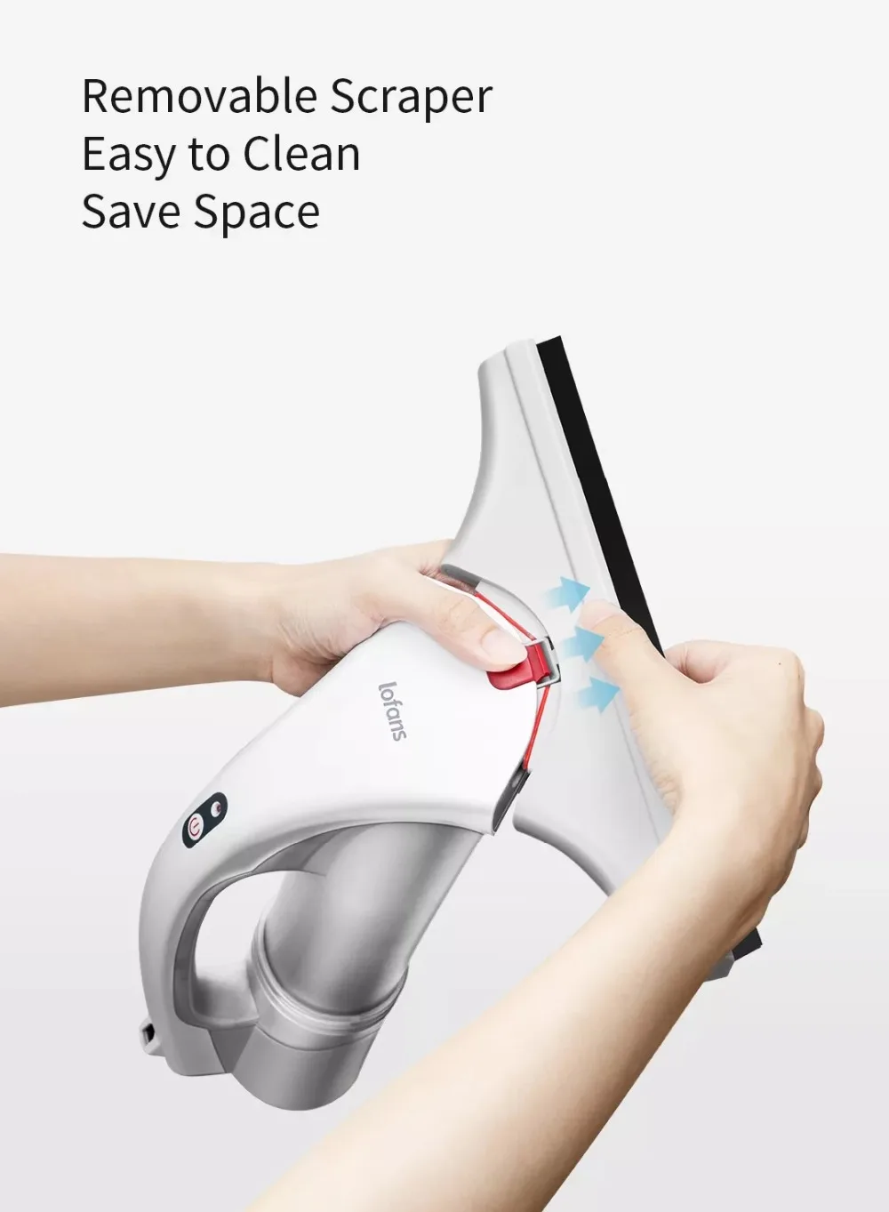 Xiaomi Lofans очиститель стекла сильное всасывание мульти Очиститель Щетка с лейкой для автомобиля Кухня домашняя Чистка