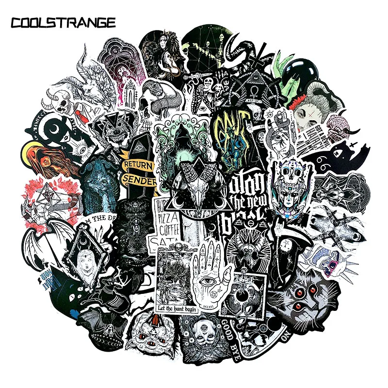 50 шт./упак. ведьма демон готической серии с изображением героев из мульфильмов