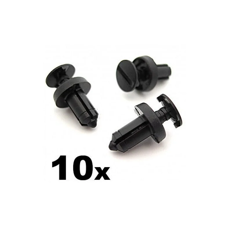 

10x For Renault Plastic Trim Clips- Fit into a 6.5mm Hole. Used on many models