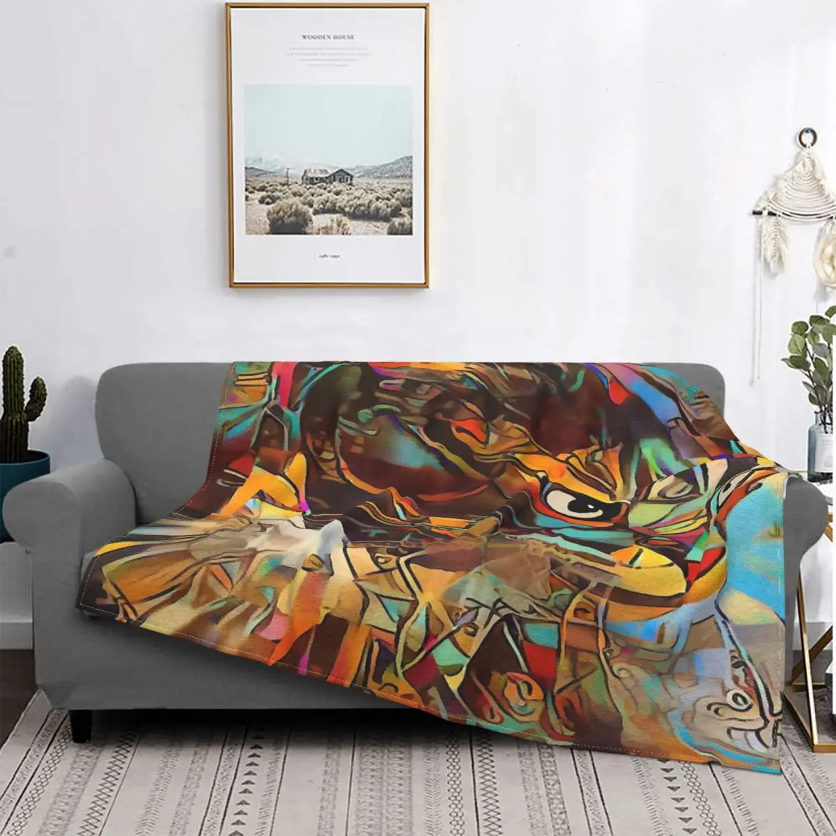 

Winy Cat Chat-Manta de gato y gatito, colcha a cuadros para cama, sofa, manta a cuadros, colcha de verano