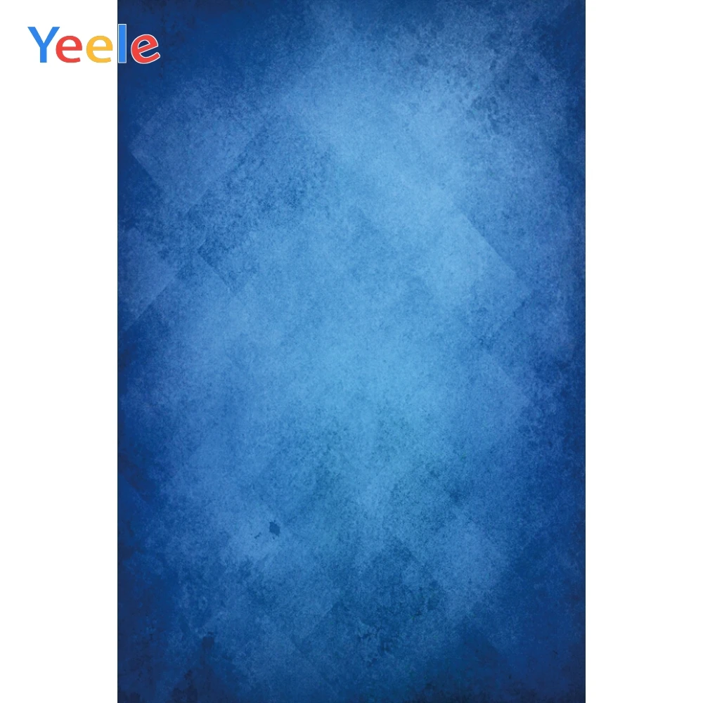 Синий градиентный однотонный текстурный фон Yeele для фотосъемки гранж фоны