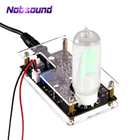 nobsound magic eye stereo audio level indicator without 6e1 tube vu meter diy driver boardcase for amplifier