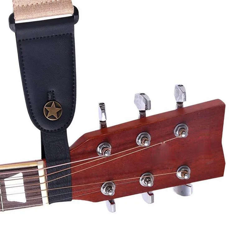leder gitarre neck strap halter taste kopfplatte adapter einstellbare gitarre strap gürtel für akustische elektrische klassische gitarre bas