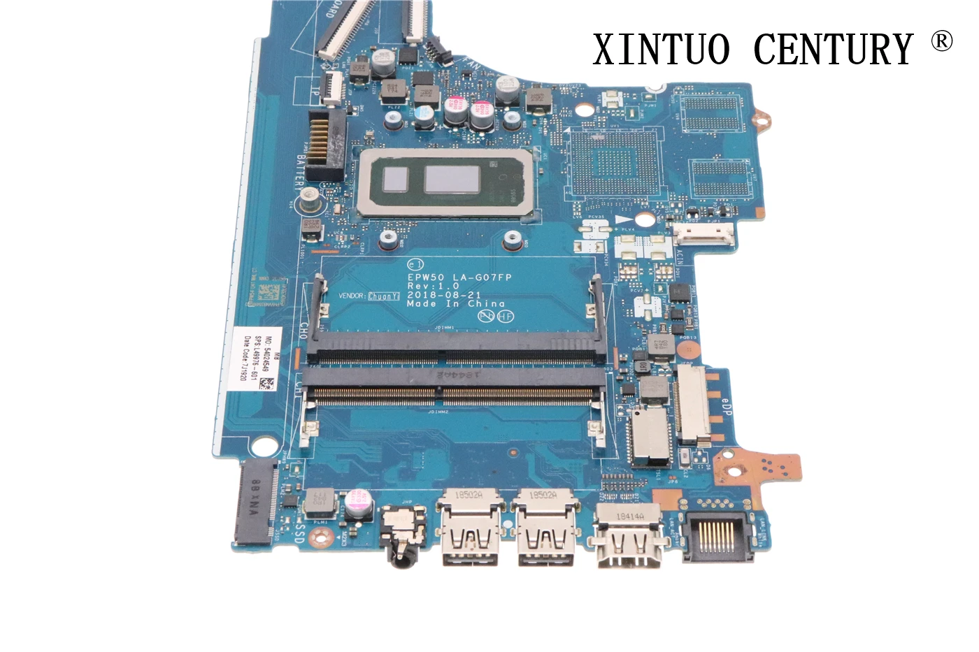 Preise L49976-601 L49976-501 -001 Für HP 250 G7 256 G7 15-DA Laptop Motherboard EPW50 LA-G07FP W/ SREJP I7-8565U 100% Getestet Arbeits