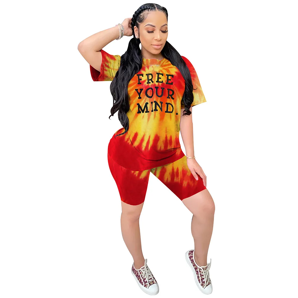 Новинка 2020 женский спортивный костюм с принтом в виде букв Повседневная