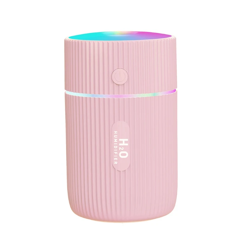 

Portabe 220ml USB Mini Humidifier with Colorful LED Night Light 2 Spray Modes Mute Air Purifier Mist Maker Fogger