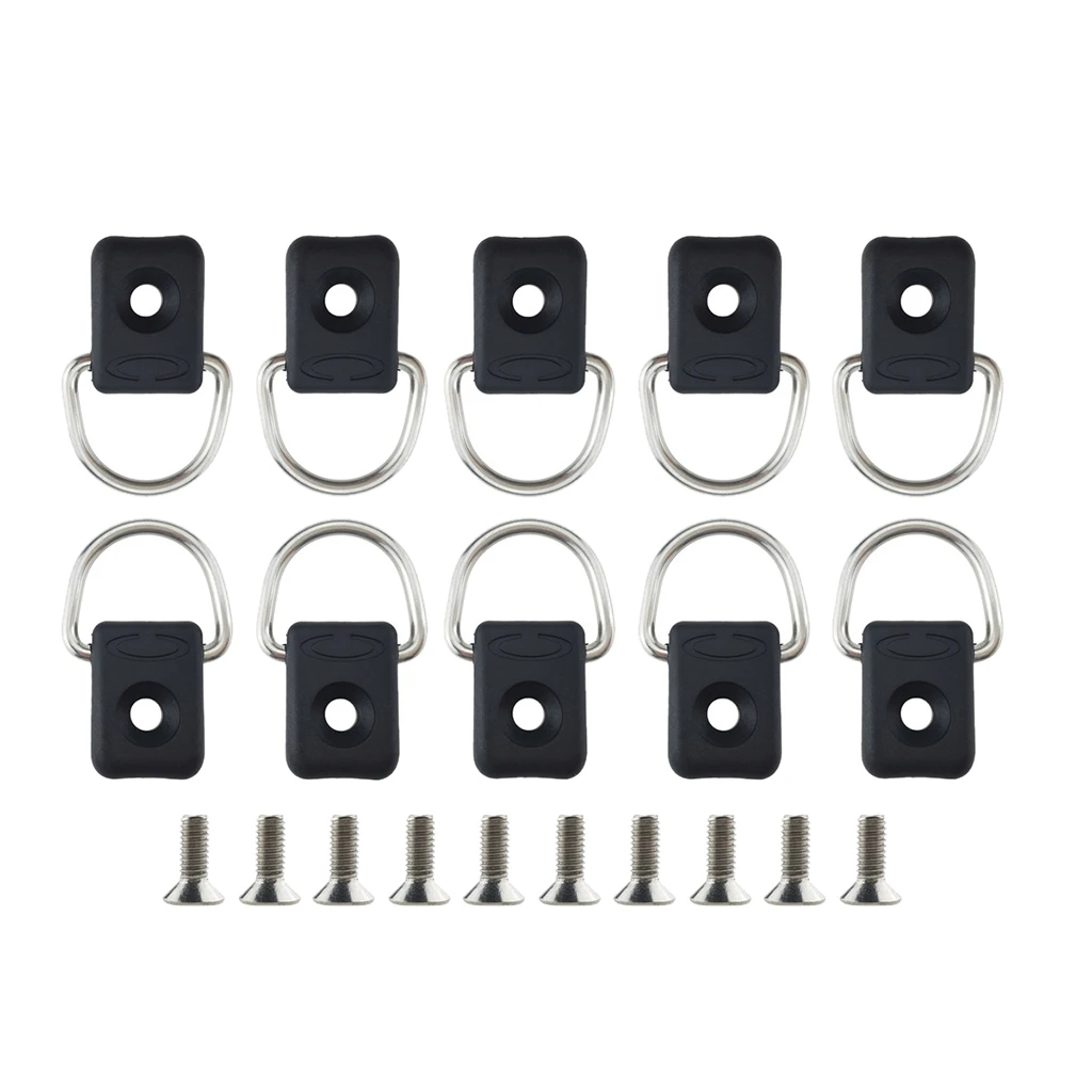 10 шт. D-образные кольца с винтами для рыбалки | Спорт и развлечения