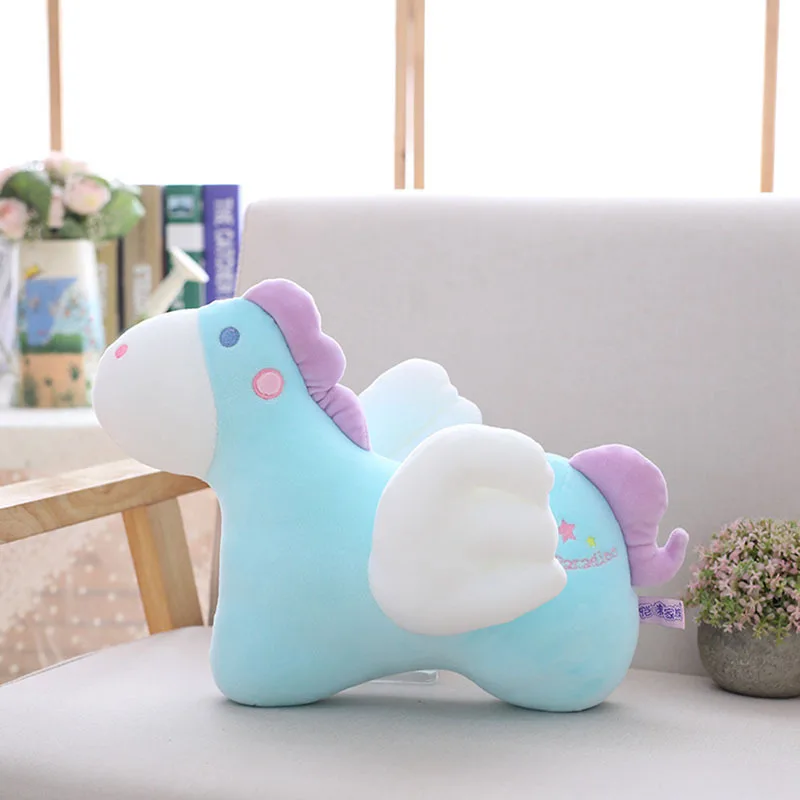 Милые цветные игрушки маленькие плюшевые игрушки Pegasus куклы для детей конфеты цвета Подушка с лошадью подарок для ребенка рождественские подарки XC072