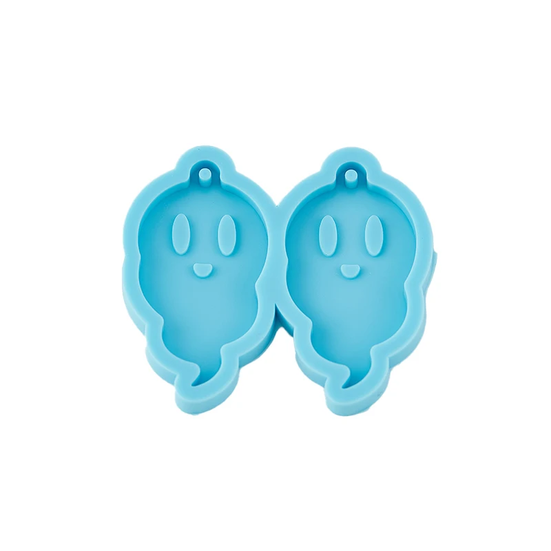 

Super Glossy Ghost Earring Silicone Mold DIY Craft Keychain Resin Epoxy Mould DIY Handmade Charms Necklace Jewelry Pendant Molds