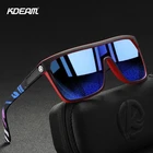 Мужские солнцезащитные очки KDEAM с квадратными линзами, поляризационные, с защитой UV400
