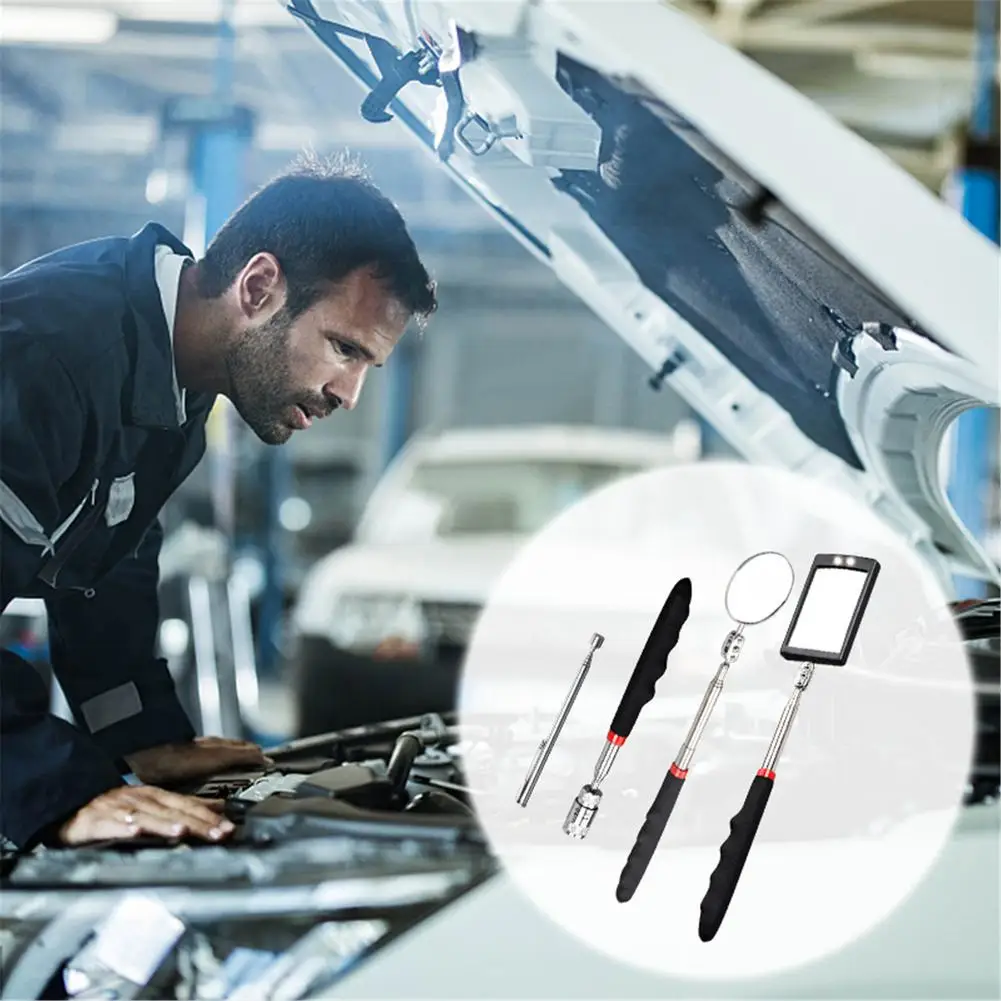 Телескопический магнитный пикап 5 шт. полный инструмент для фиксации автомобиля