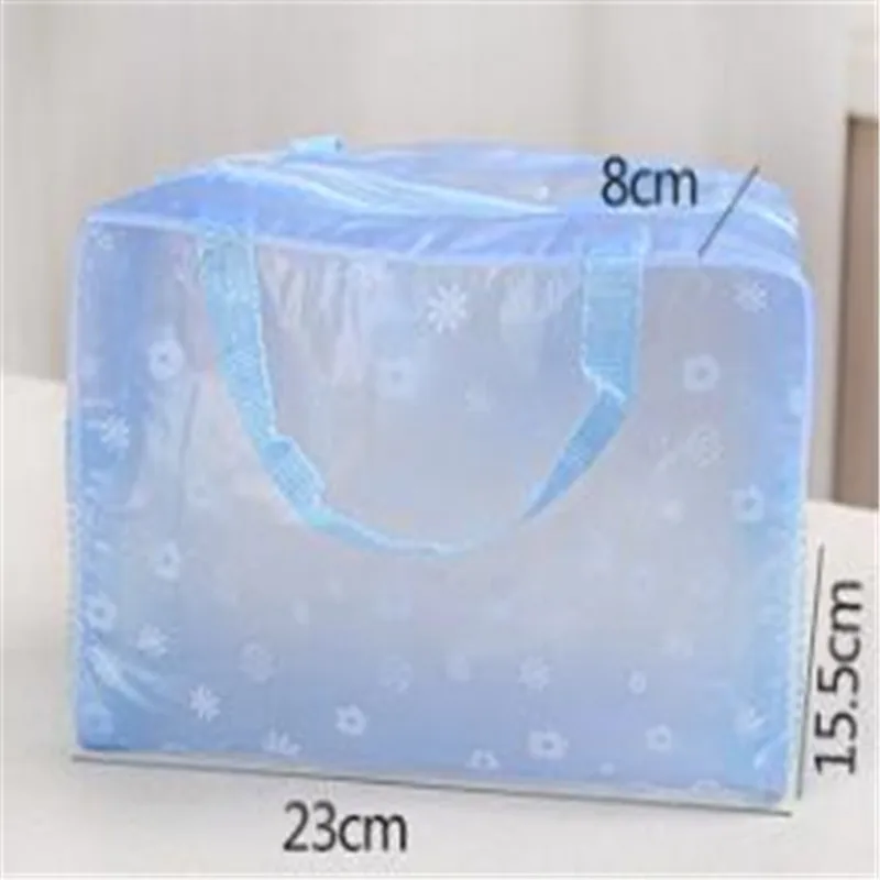 

New Women Cosmetic Bags Transparent Plastic Organizer Bags Makeup Casual Waterproof Travel Toiletry Wash Bathing Storage Bags