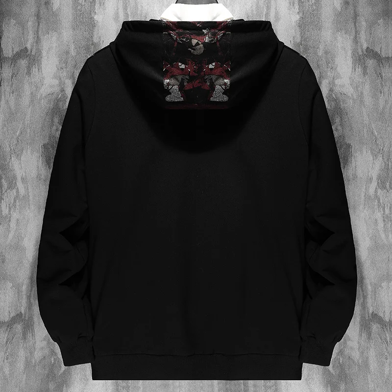 

New 2020 Spring Autumn Men Design Clothes Casual Loose Streetwear Bomber Black Jacket Plus OverSize M-6XL 7XL 8XL 9XL