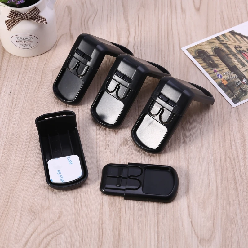 

50LE 4Pcs Baby Child Safety Lock Door Buckle Drawer Cabinets Anti Pinch Hand Protect