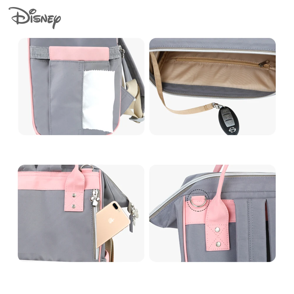 Сумка для подгузников Disney сумка мам детских колясок USB бутылка изоляционная