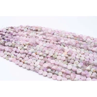 12mm aa natural smooth kunzite pie shape stone beads for diy necklace bracelet jewelry make 15 free delivery