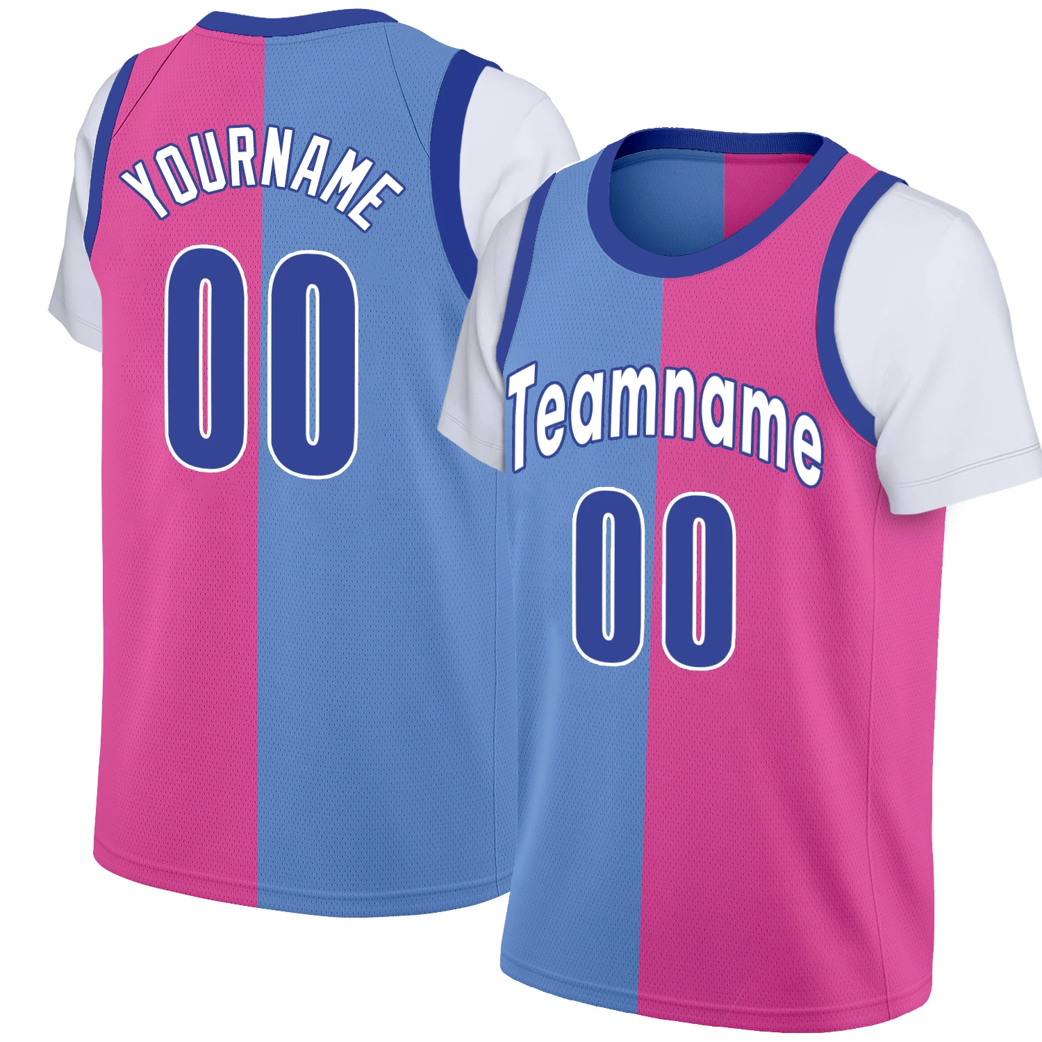 

Custom Basketball Jersey Full Sublimation Team Name/Number Active Breathable Training Athletic Round-Neck Shirts for Adults/Kids