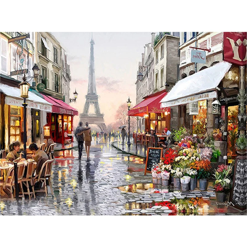 Набор для алмазной вышивки сделай сам картина с квадратными стразами мозаика